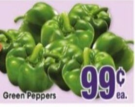 Jewel-Osco Green Peppers offer