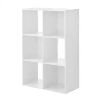Walmart Mainstays 6 Cube Storage Organizer, Multiple Colors offer