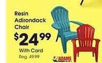 Fred Meyer Resin Adirondack Chair offer