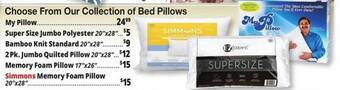 Ocean State Job Lot Choose From Our Collection Of Bed Pillows offer