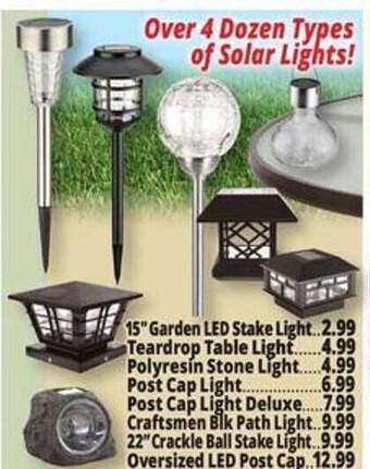 Ocean State Job Lot Solar Lights offer