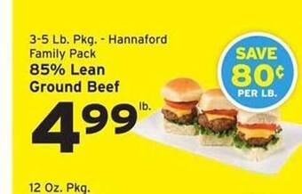 Hannaford Lean Ground Beef offer