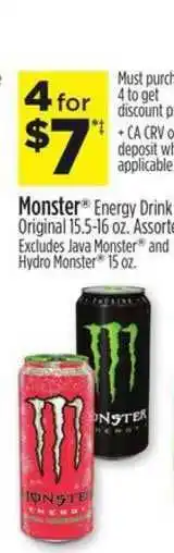 Dollar General Monster Energy Drink Orginal offer