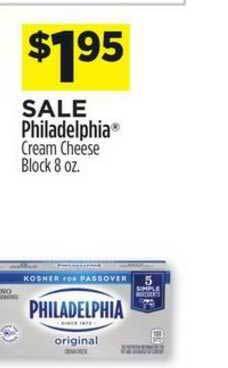 Dollar General Philadelphia Cream Cheese offer