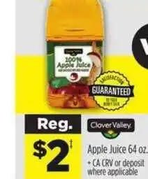 Dollar General Apple Juice offer