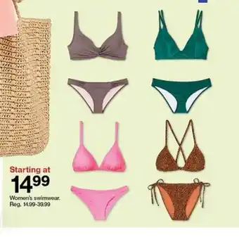 Target Women's Swimwear offer