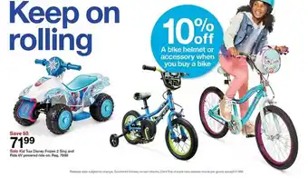 Target Kid Trax Disney Frozen 2 Sing And Ride 6V Powered Ride-on offer