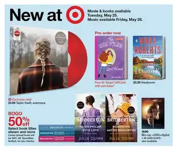 Target Select Book Titles Shown And More offer