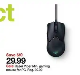 Target Razee Viper Mini Gaming Mouse For Pc offer