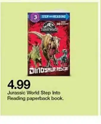Target Jurassic World Step Into Reading Paperback Book offer