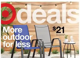 Target Room Essentials Sling Stacking Patio Chair offer