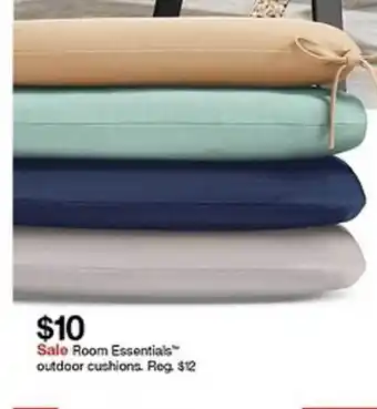 Target Room Essentials Outdoor Cushions offer