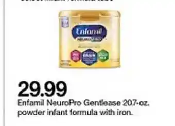 Target Enfamil Neuropro Gentlease 20.7-oz. Powder Infant Formula With Iron offer