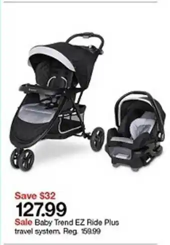 Target Baby Trend EZ Ride Plus Travel System offer