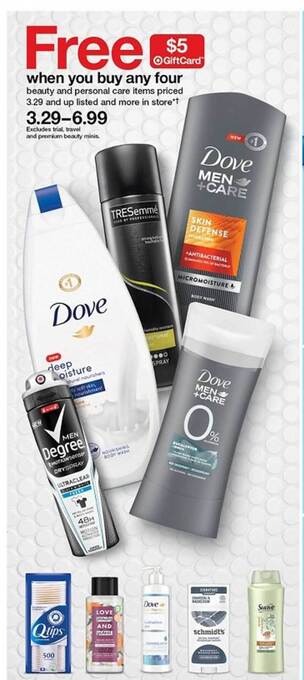Target Beauty And Personal Care Items offer