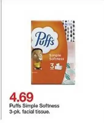 Target Puffs Simple Softness 3-pk. Facial Tissue offer