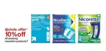 Target All Smoking Cessation Products offer