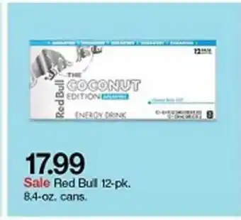 Target Red Bull 12-pk. offer