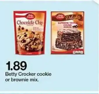 Target Betty Crocker Cookie Or Brownie Mix offer