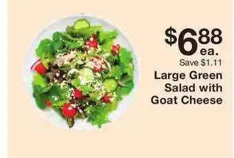 Fairway Store Market Large Green Salad With Goat Cheese offer