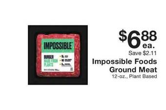 Fairway Store Market Impossible Foods Ground Meat offer