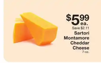 Fairway Store Market Sartori Montamore Cheddar Cheese offer