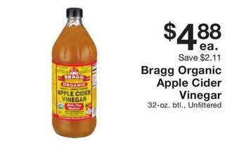 Fairway Store Market Bragg Organic Apple Cider Vinegar offer