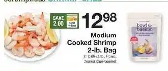 The Fresh Grocer Medium Cooked Shrimp 2-lb. Bag offer
