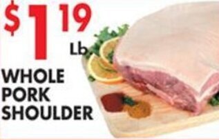 Met Foodmarkets Whole Pork Shoulder offer