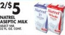 Met Foodmarkets Natrel Aseptic Milk 22 oz. offer
