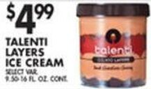 Met Foodmarkets Talenti Layers Ice Cream offer