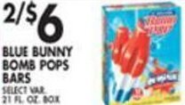 Blue Bunny Bomb Pops Bars