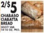 Met Foodmarkets Chabaso Ciabatta Bread offer