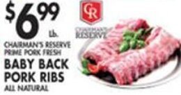 Met Foodmarkets Baby Back Pork Ribs offer