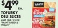 Met Foodmarkets Tofurky Deli Slices offer