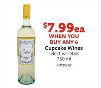 Fareway Cupcake Wines offer