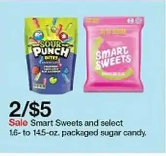 Target Smart Sweets And Select 1.6- To 14.5-oz Packaged Sugar Candy offer
