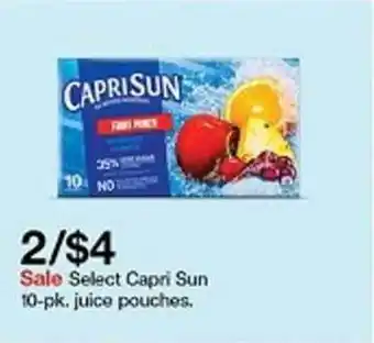 Target Select Capri Sun 10-pk. Juice Pouches offer