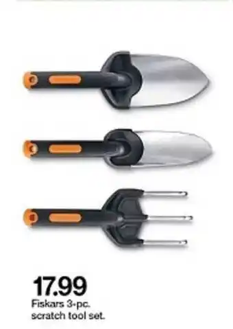 Target Fiskars 3-pc. Scratch Tool Set offer