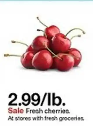 Target Fresh Cherries offer