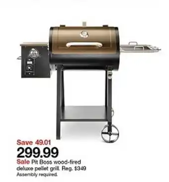 Target Pit Boss Wood-fired Deluxe Pellet Grill offer