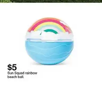Target Sun Squad Rainbow Beach Ball offer