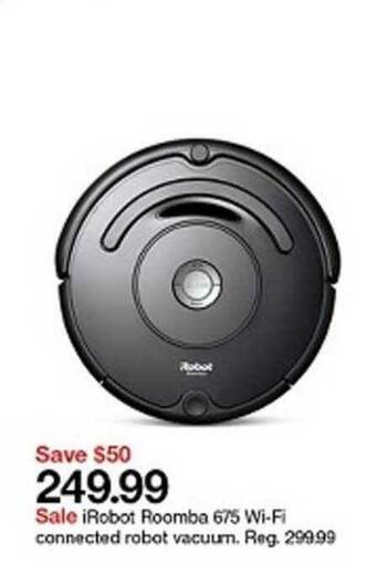 Target Irobot Roomba 675 Wi-fi Connected Robot Vacuum offer