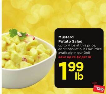 Cub Foods Mustard Potato Salad offer
