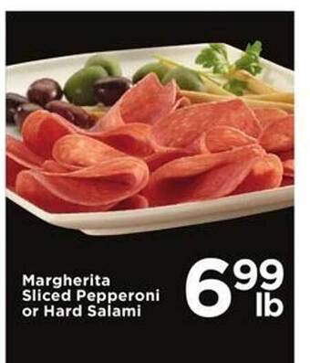 Cub Foods Margherita Sliced Pepperoni Or Hard Salami offer