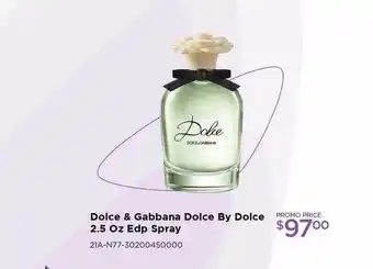 Curacao Dolce & Gabbana Dolce By Dolce 2.5 Oz Edp Spray offer