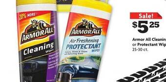 Family Dollar Armor All Cleaning Or Protectant Wipes offer
