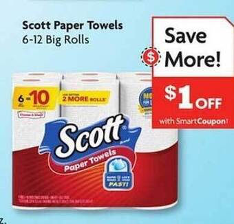 Family Dollar Scott Paper Towels offer