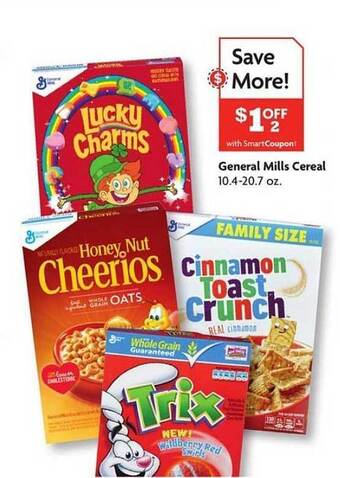 Family Dollar General Mills Cereal offer