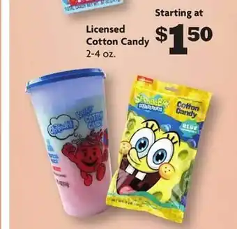 Family Dollar Licensed Cotton Candy offer